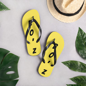 Tongs jaune