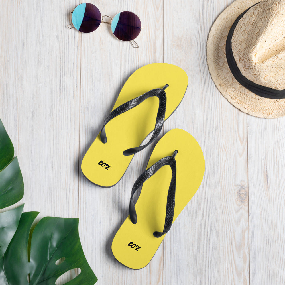 Tongs jaune