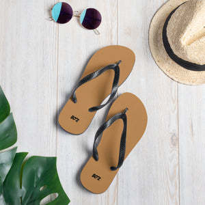 Tongs marron