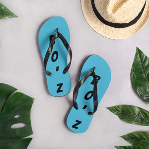 Tongs bleu