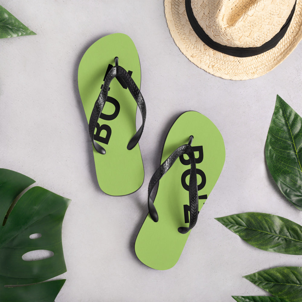 Tongs vert pomme