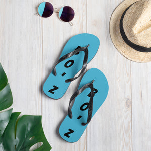 Tongs bleu